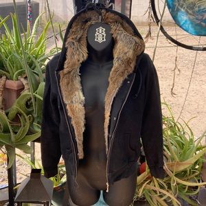 Juicy couture lined w rabbit fur